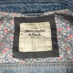 Abercrombie & Fitch Vintage Y2K Distressed Light Blue Denim Jacket Photo 3