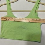 Topshop Crop Top Tank Top Sleeveless Casual Green Petite Size 4 Photo 5