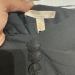 Adrienne Landau Jet Black Gathered Midi Skirt Sz 12 NWT Photo 5