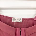 Free People NEW Intimately Night Rhythm Corset Bodysuit Washed Maroon Photo 3