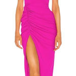 Katie May  New Age Dress in Electric Pink Medium New Womens Midi Photo 0