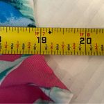 Campanella Tropical Pink Blue Floral Dress Size S Photo 9