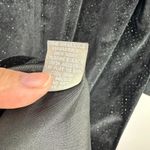 Joan Vass Black Velvet Dress Womens Large Sparkle Whimsigoth Grunge Witchy 90s Photo 3