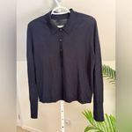 Jenni Kayne ‎ Grayson pullover polo 100% merino wool shirt  top Photo 4