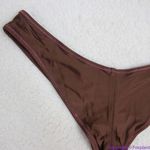 frankie's bikinis NEW Katarina Satin Cheeky Bikini Bottom, L Photo 8