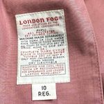 London Fog Vintage  Womens Trench Overcoat Sz 10R Pockets Mauve Lined Photo 10