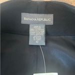 Banana Republic  Black 100% Wool Military Style‎ Short Skirt Button Pockets Sz 10 Photo 3