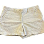 Crown & Ivy Crown & Ivy Women's Petite Beige Chino Shorts Size 14P Photo 0
