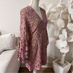 Elliatt  Calendar Floral Pink Long Sleeve Lace Dress Photo 6