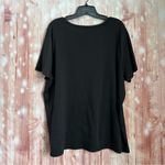 Talbots  Black 100% Pima Cotton Short Sleeve T Shirt Photo 6