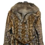 Vintage Filimegas Brown Mink Long Fur Winter Coat Size Medium Photo 9