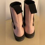 Maeve Anthropologie  women pink leather platform Chelsea boots size 7 Photo 6