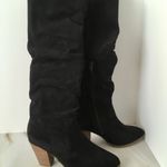 Black Suede Boots, Size 8 1/2 Photo 0