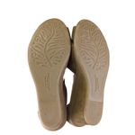 Earth Curvet Dark Khaki Kalso Suede Wedge Sandals Open Toe Ankle Strap Women 6.5 Brown Photo 6