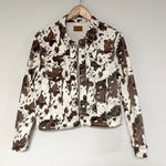 Judy Blue Cow Print Denim Jacket Photo 4