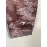 Gymshark Camo Adapt Seamless High Rise Leggings Gym Workout Sz S Burgundy Yoga Photo 4