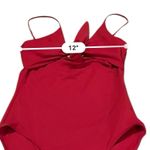 Aritzia Wilfred Red Cutout Tie Front One Piece Swimsuit Sz S Photo 6