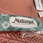 American Vintage VTG NWT 90s Cottagecore Pink Button-Down Sleeveless Sweater Vest - PM Photo 8