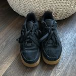 Nike  Air Force 1 Low '07 Black Suede Gum Photo 1