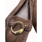 Lauren Ralph Lauren women’s brown leather suede flats loafers size 7.5B SKU 5022 Photo 1