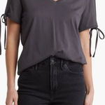 All Saints Kay Tee in Black Washed Photo 0