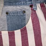 Stefano Vintage  International stripe denim shorts high waisted size 8 Photo 6
