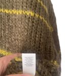 Aerie Womens Size Large Wool Mohair Blend Chunky Soft Knit Brown Striped Sweater Photo 6
