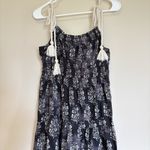 Moon River  Anthropologie‎ Womens Dress Black Rope Straps Midi Medium Photo 6