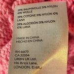 Maeve Anthropologie  Oversized Stripe Sleeve Cable Knit Sweater Color Block Large Photo 9