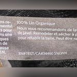 Eileen Fisher Natural Organic Linen Cascading Vest Knit Open Front Cardigan Photo 6