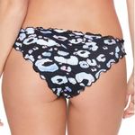 Salt + Cove Animal Ruffled Bikini Swim Bottom Black Size M Photo 1