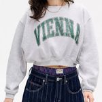 Urban Outfitters UO Women’s Medium Vienna Austria Fleece Lined Crop Sweatshirt Photo 6