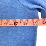 L.L.Bean  Long Sleeve Henley Top Women L Sky Blue Textured Outdoor Cottage Fairy Photo 6