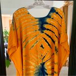 Tie Dye Blue & Orange Oversized Long Dress Size undefined Photo 1