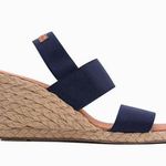 Tommy Bahama ✨Women's Blue André Assous Allison Elastic Wedge Sandals✨ Photo 4
