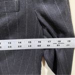 Theory EUC  pinstripe wool blazer size 8 women’s buttons Photo 2