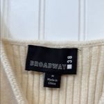 Broadway 38 Knit Ivory Women's Tank Top Sweater White Size M Photo 2