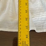 Hailey & Co. White Ruffle Tiered blouse with Pastel Accents size S Photo 4