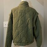 BLANK NYC  looking at you quilted drop shoulder jacket in green size XL, new Photo 4