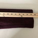 Lands' End  Womens Coat Wool Blend Pockets Lined Button Front Burgundy 10T Tall Photo 5