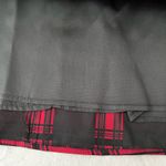 New with tags Vintage 80s Jeffrey & Dara Evening Black and Red Plaid Midi Skirt Size 6 Photo 3