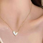 Gold Plated Heart Necklace Photo 0