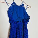 Slate + Willow Cobalt Blue Lace Sleeveless Partially Lined Midi Dress Size 4 Photo 9