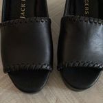 Jack Rogers  Women’s Black Leather Wedge Shoes Photo 2