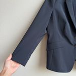 Hugo Boss  Jiletara Virgin Wool Navy Blue Two Button Blazer Office Coat Size 14 Photo 3