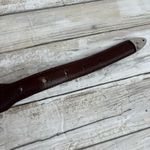 Fossil VTG Leather Conchos Belt 36” Brown Croc Embossed Western Boho Cowgirl Photo 10