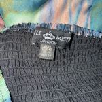 Little Mistress Maxi Dress Womens Size 10 Beaded Bodice Multicolor Strapless Blue Photo 4