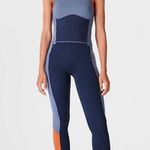Sweaty Betty Power Zip Back Color Block Top Photo 1