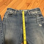 Mother Superior The Trickster Skimp Fray Distressed Jeans in Thrill Seeker Sz 26 Blue Photo 10