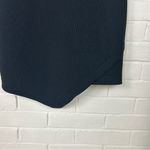 EXPRESS Black Ribbed High Neck Envelope Skirt Dress Size 8 Photo 4